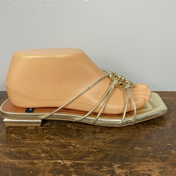 Angel Alarcon Anthropologie metallic square toe sandals - Picture 4 of 12